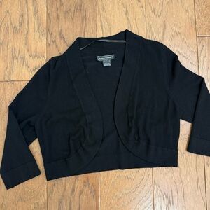 Jessica Howard Elegant Black Shrug